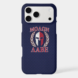 Molon Labe Spartan Warrior Carbon Fibre Chrome