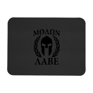 Molon Labe Spartan Warrior Laurels Carbon Decor Magnet
