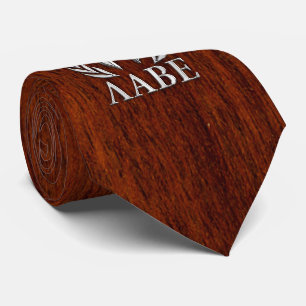 Molon Labe Spartan Warrior Laurels Chro Wood Print Tie