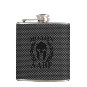 Molon Labe Spartan Warrior Laurels Hip Flask