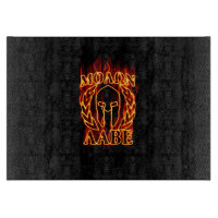 Molon Labe Spartan Warrior Laurels on Fire