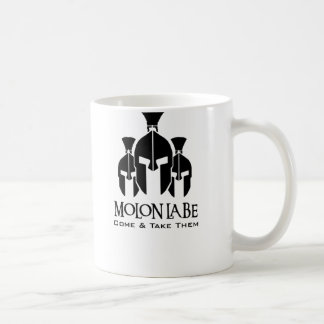 MOLON LABE Triple Threat words Coffee Mug