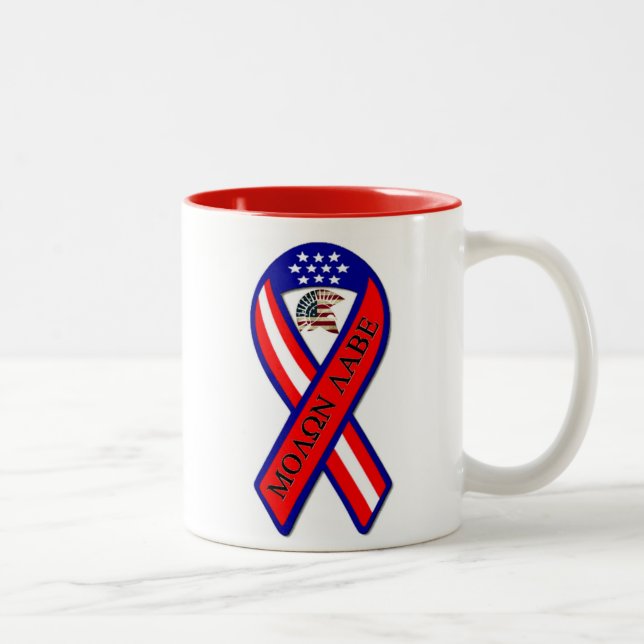 MOLON LABE Two-Tone COFFEE MUG (Right)