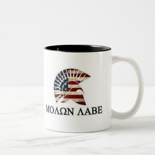 MOLON LABE Two-Tone COFFEE MUG (Right)