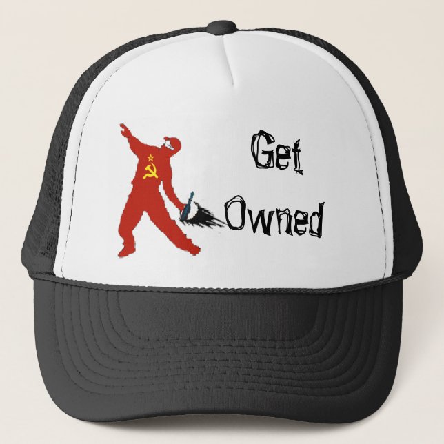molotovsoviet, Get Owned Trucker Hat (Front)