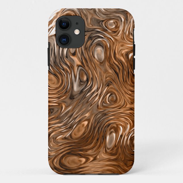 Molten "Copper" print iPhone 5 barely there case (Back)