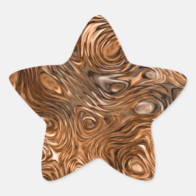 Molten "Copper" print sticker star (Front)
