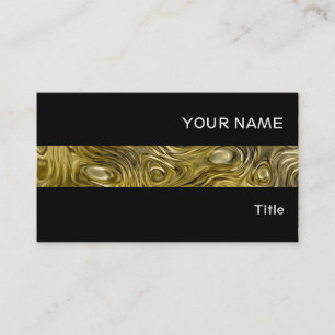 Molten"Gold" impression carte de visite bande noir