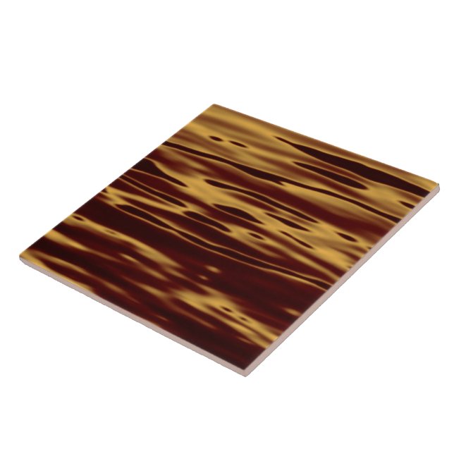 Molten Gold Ripple Effect Tile (Side)