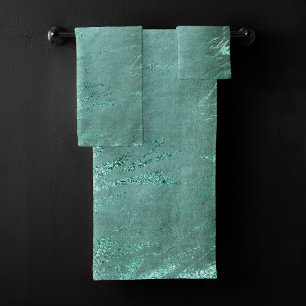 Molten Jade Marbre de luxe Emerald Green
