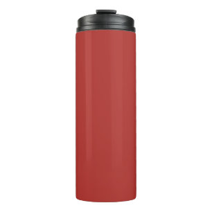 Molten Lava Dark Red Solid Colour Print Thermal Tumbler