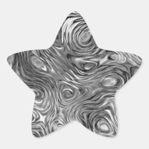Molten print sticker star