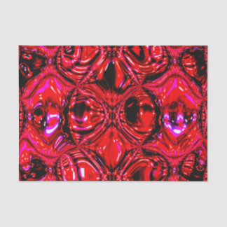 'Molten Red' Abstract Tissue Paper
