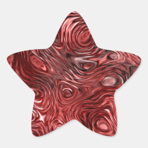 Molten Red print sticker star