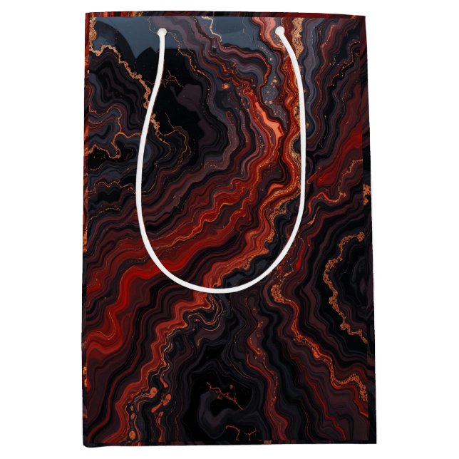 Molten Veins Medium Gift Bag (Front)