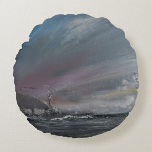 Moltke Jutland 1916. 2014 Round Pillow