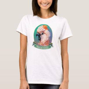 Moluccan Cockatoo realistic painting T-Shirt