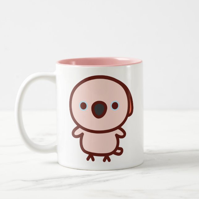 Moluccan Cockatoo Two-Tone Coffee Mug (Left)