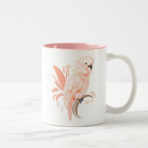 Moluccan Cockatoo Two-Tone Coffee Mug