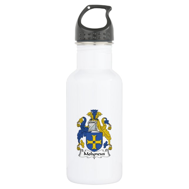 Molyneux Family Crest 532 Ml Water Bottle (Front)