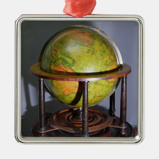 Molyneux Globe Metal Ornament (Front)