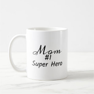 Mom #1 Super Hero Coffee Mug
