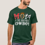Mom 1st First Birthday Cowboy Western Rodeo Party  T-Shirt<br><div class="desc">Mom 1st First Birthday Cowboy Western Rodeo Party Matching  .</div>