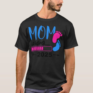 Mom 2025 Loading Ill Be A Mother In 2025 retro T-Shirt