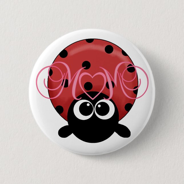 Mom 2 Inch Round Button (Front)
