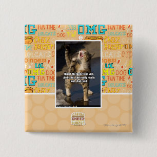 Mom! 2 Inch Square Button