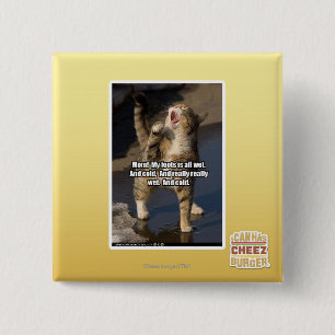 Mom! 2 Inch Square Button