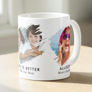 Mom 3 Photo Memory Coffee Mug
