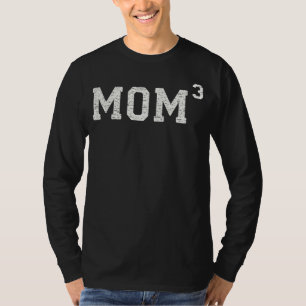 Mom 3 Shirt. Mom of Three shirt. Mother of 3 T-Shirt