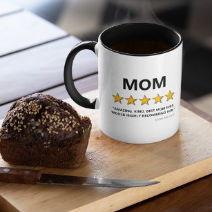 Mom 5 Star Review   Best Mom Ever Mug