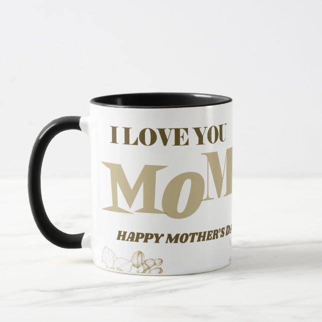 "Mom: A Brew of Love and Appreciation" Mug (Left)