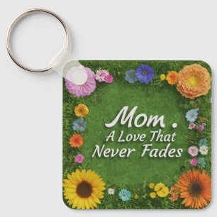 Mom: A Love That Never Fades Keychain