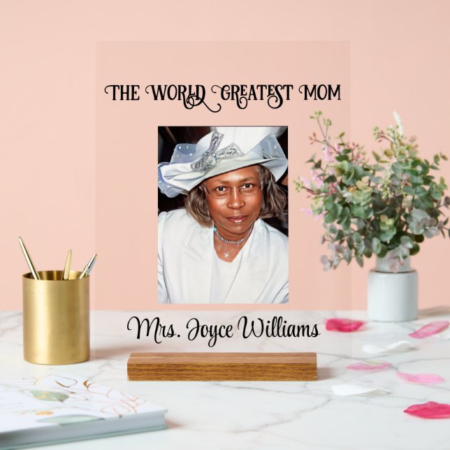 Mom Acrylic Sign (Wedding)