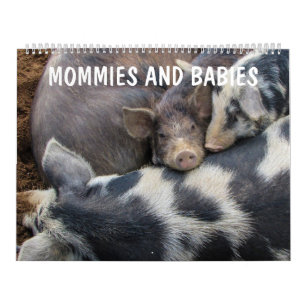 Mom and Baby Animals Calendar