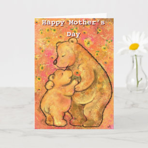 Mom and Baby Bear Mother's Day Card
