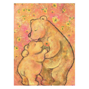 Mom and Baby Bear - Mother's Day - Hug Tablecloth