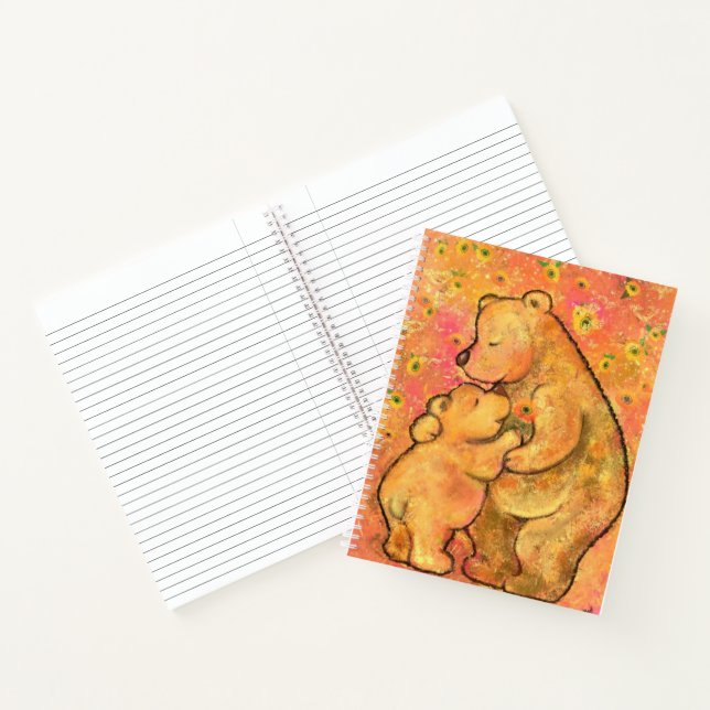 Mom and Baby Bears Notebook (Inside)