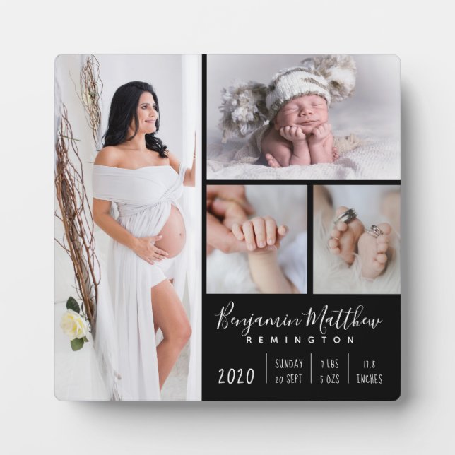 Mom and Baby Custom Photo Plaque (Front)