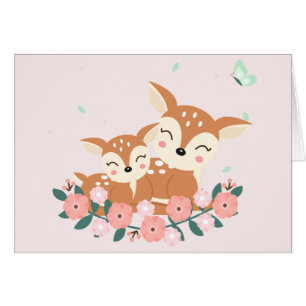 Mom and baby deer Mothers Day