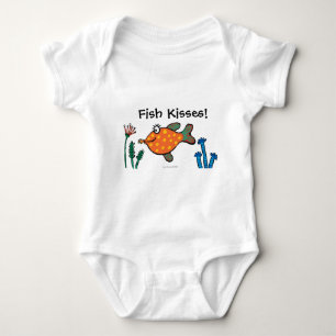 Mom and Baby Fish Kisses Bodysuit