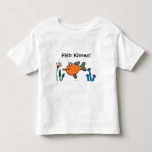 Mom and Baby Fish Kisses Toddler T-shirt