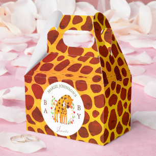 Mom and Baby Giraffe Favor Box