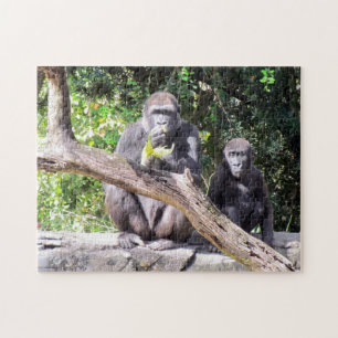 Mom and Baby Gorilla Puzzle