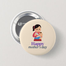 Mom and baby, happy mother's day