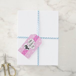 Mom and baby pink Mother's day Gift Tags