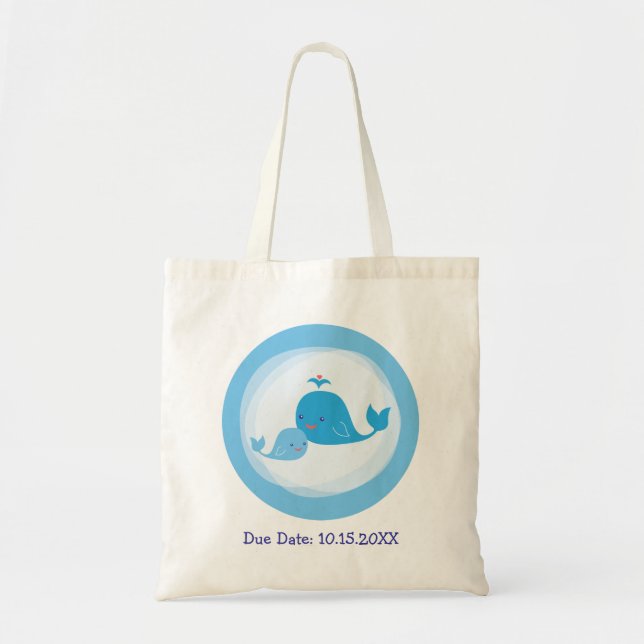 Mom and Baby Whale Bag (Front)